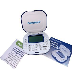 WEIGHT WATCHERS POINTS PLUS~Calculator 2010 Pre Owned Great orig box w/booklet
